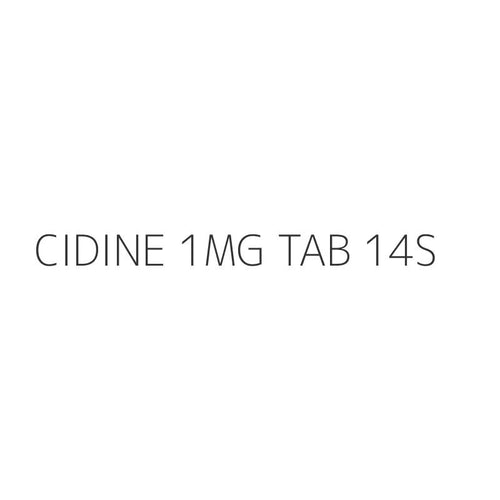 CIDINE 1MG TAB 14S