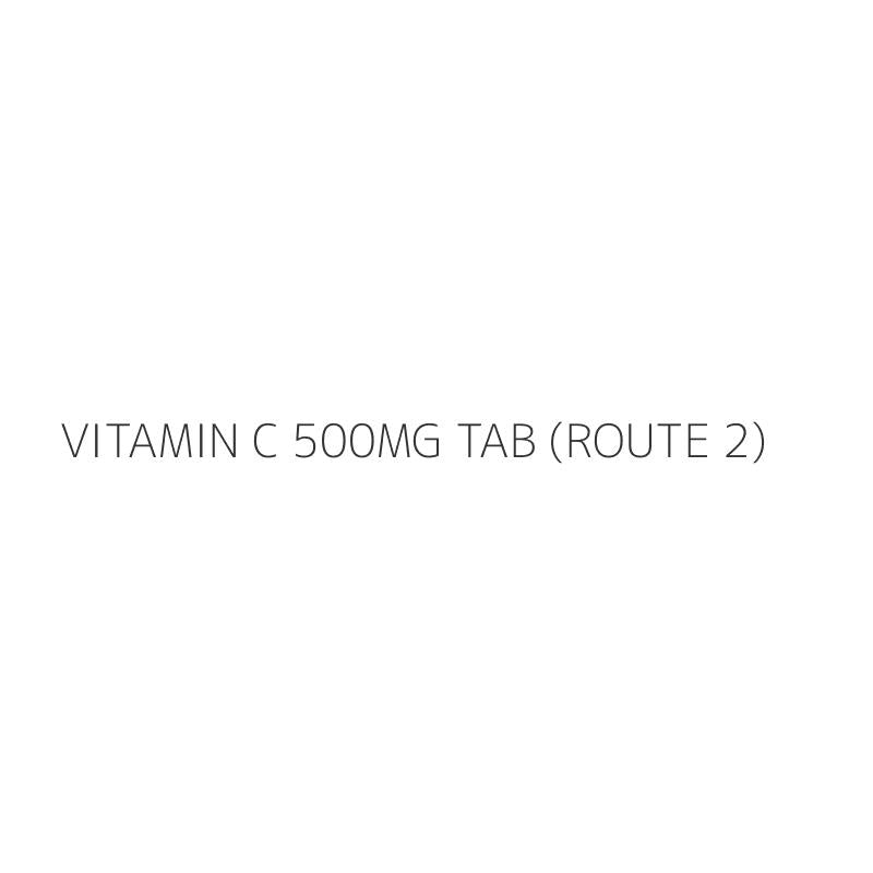 VITAMIN C 500MG TAB (ROUTE 2)