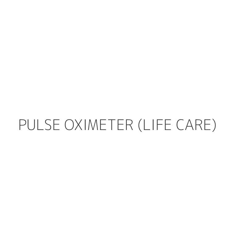PULSE OXIMETER (LIFE CARE)