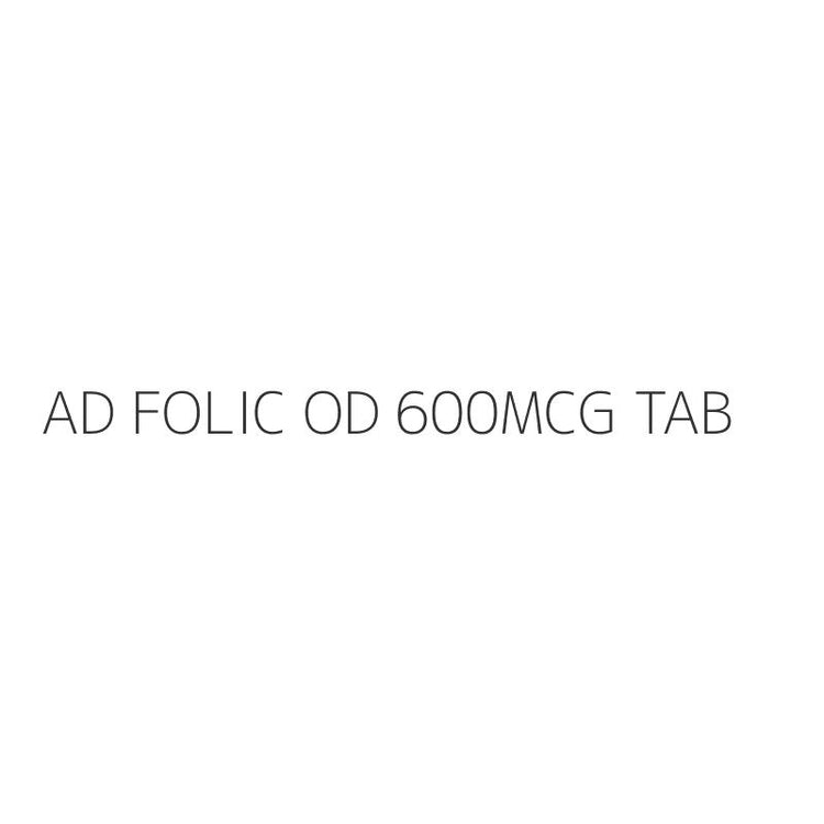 AD FOLIC OD 600MCG TAB