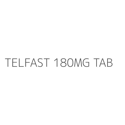 TELFAST 180MG TAB