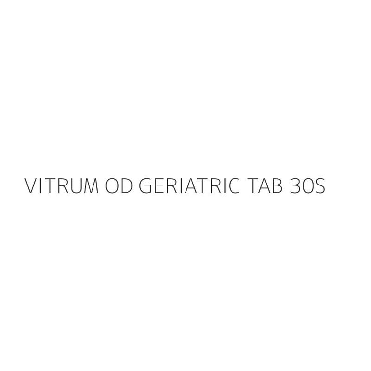 VITRUM OD GERIATRIC TAB 30S