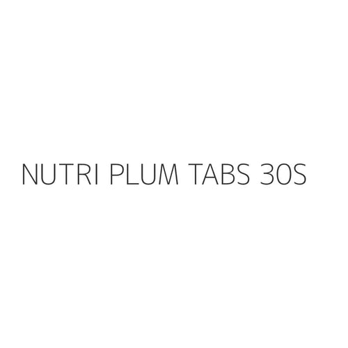 NUTRI PLUM TABS 30S