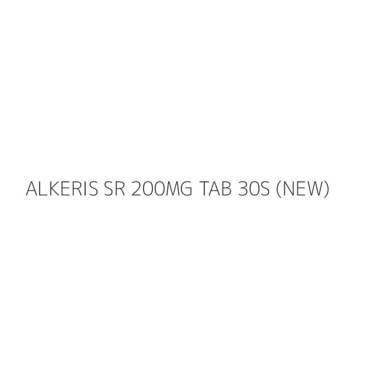 ALKERIS SR 200MG TAB 30S (NEW)