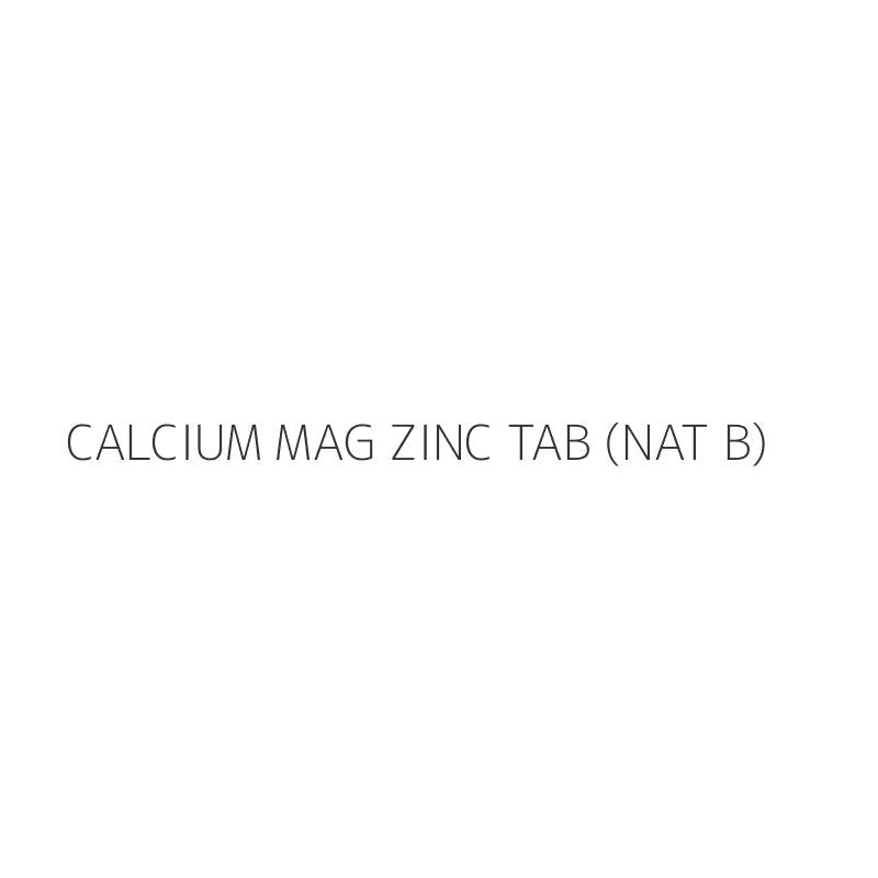 CALCIUM MAG ZINC TAB (NAT B)