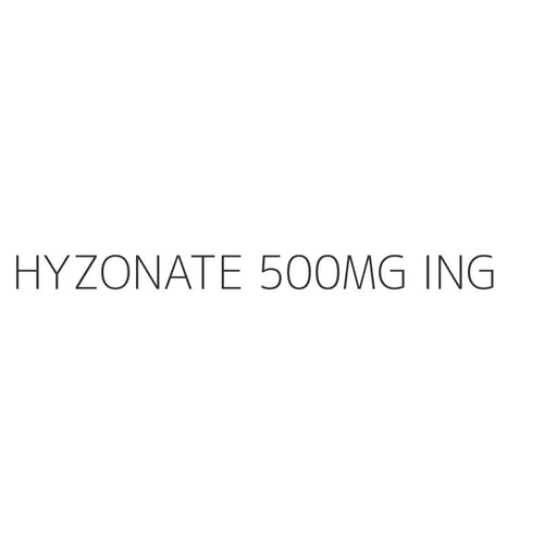 HYZONATE 500MG ING