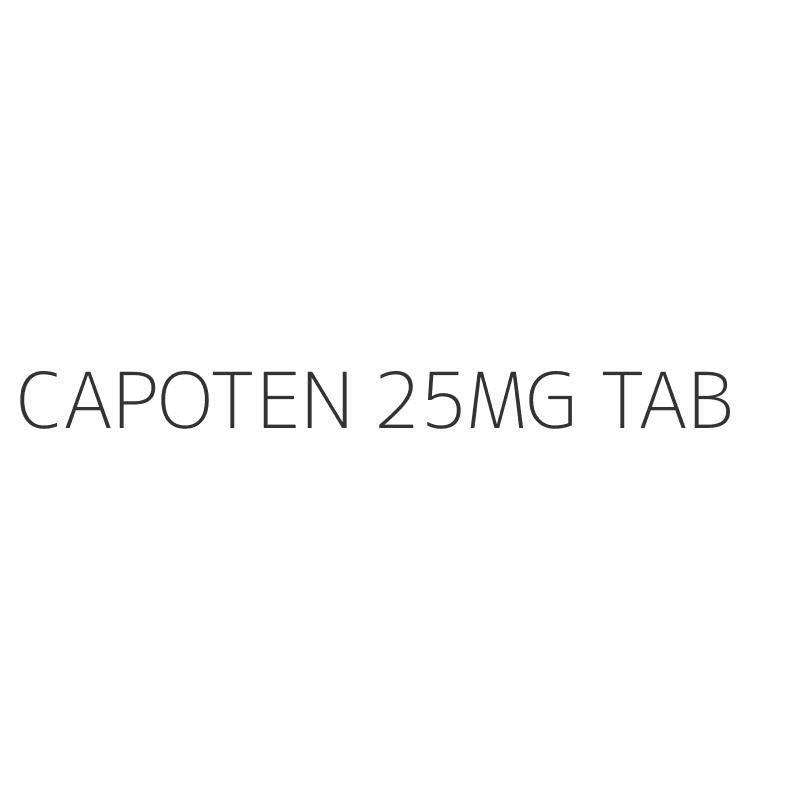 CAPOTEN 25MG TAB