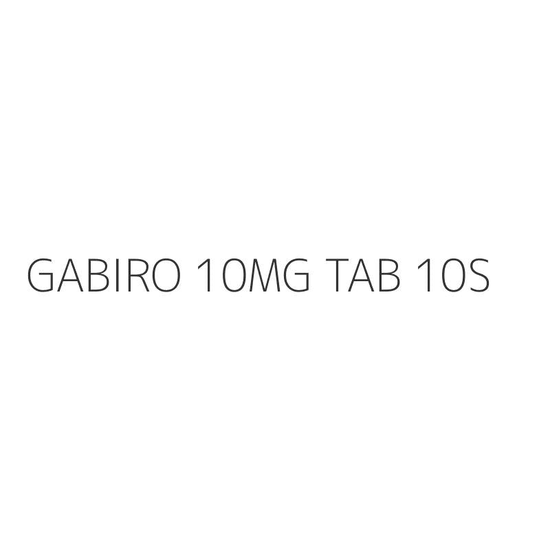GABIRO 10MG TAB 10S