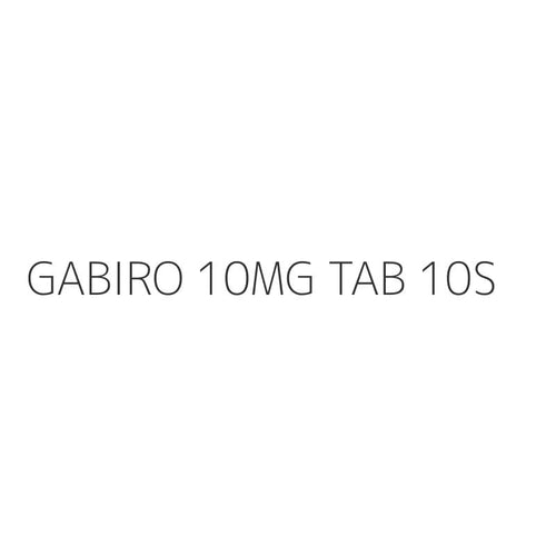 GABIRO 10MG TAB 10S