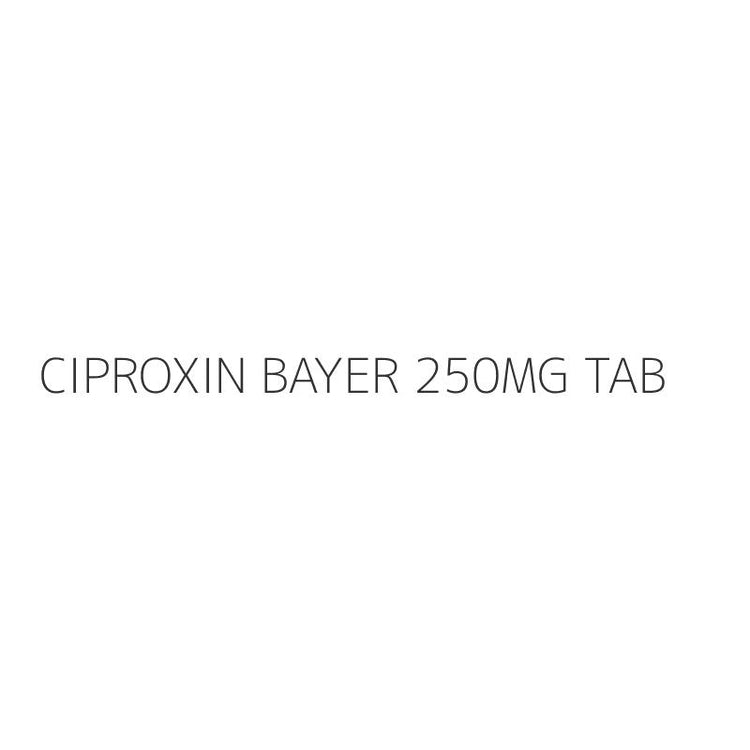 CIPROXIN BAYER 250MG TAB