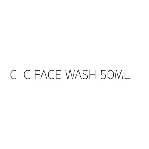 C  C FACE WASH 50ML