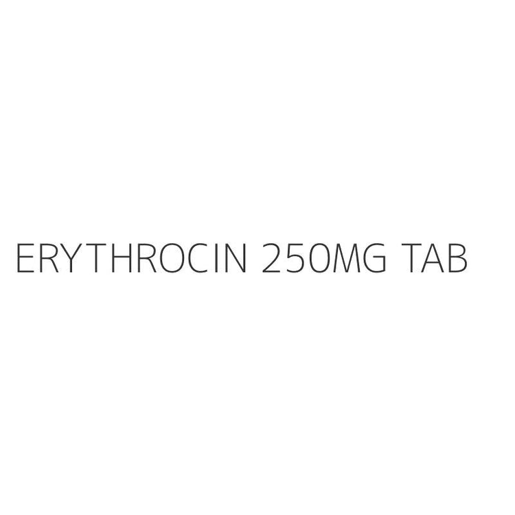 ERYTHROCIN 250MG TAB