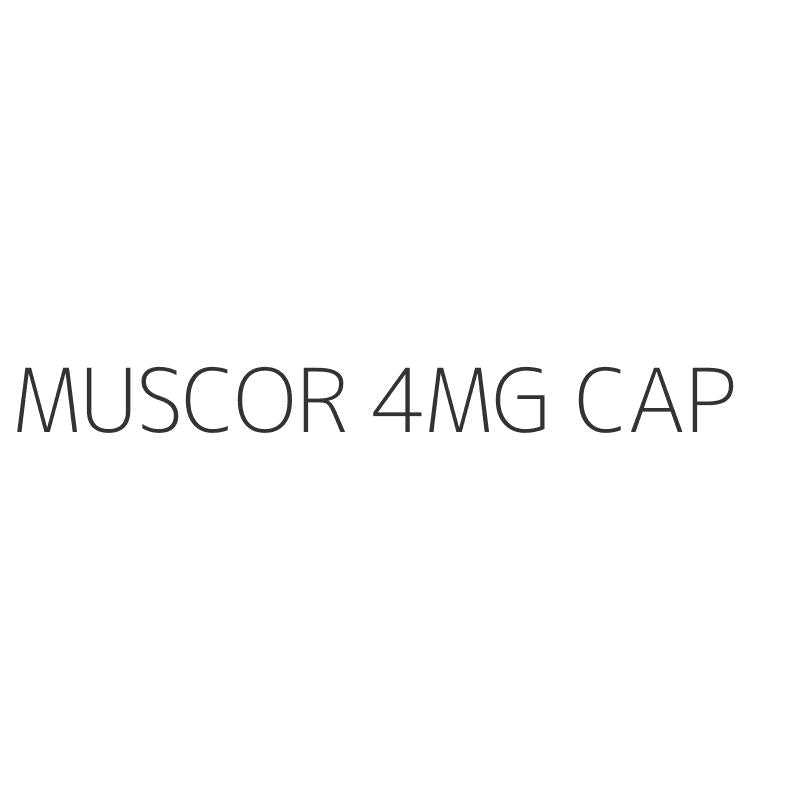 MUSCOR 4MG CAP