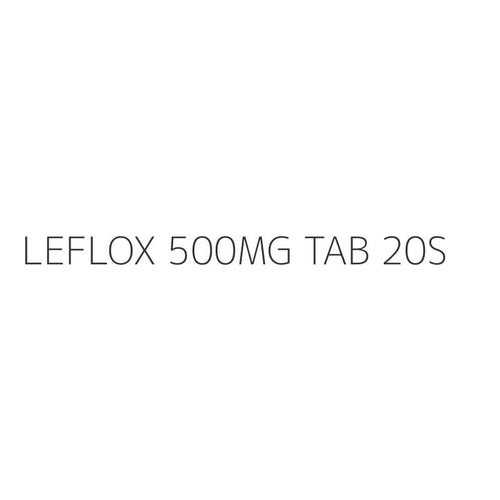 LEFLOX 500MG TAB 20S