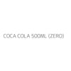 COCA COLA 500ML (ZERO)