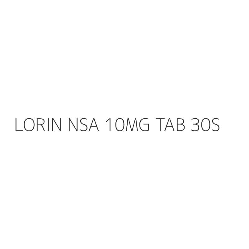 LORIN NSA 10MG TAB 30S