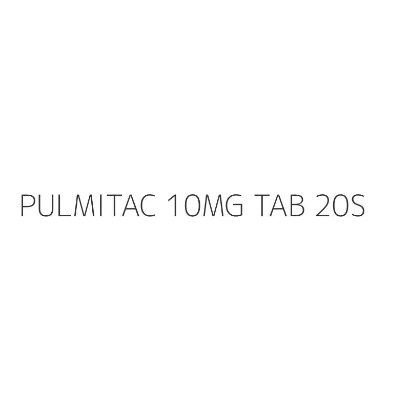PULMITAC 10MG TAB 20S