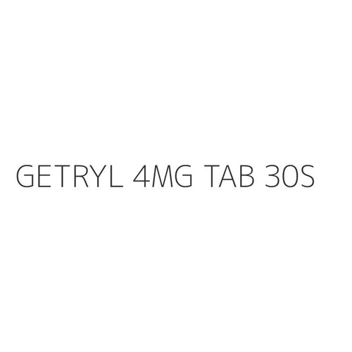 GETRYL 4MG TAB 30S