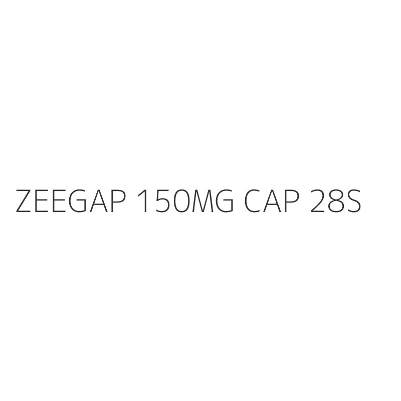 ZEEGAP 150MG CAP 28S