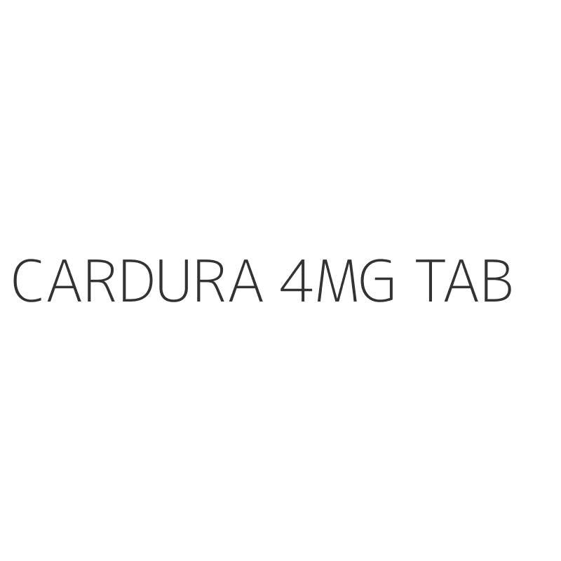 CARDURA 4MG TAB