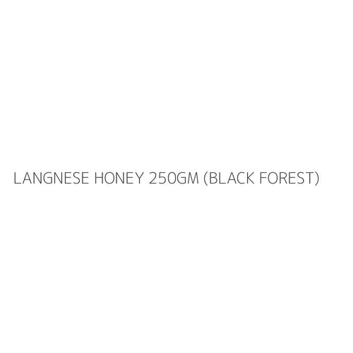 LANGNESE HONEY 250GM (BLACK FOREST)