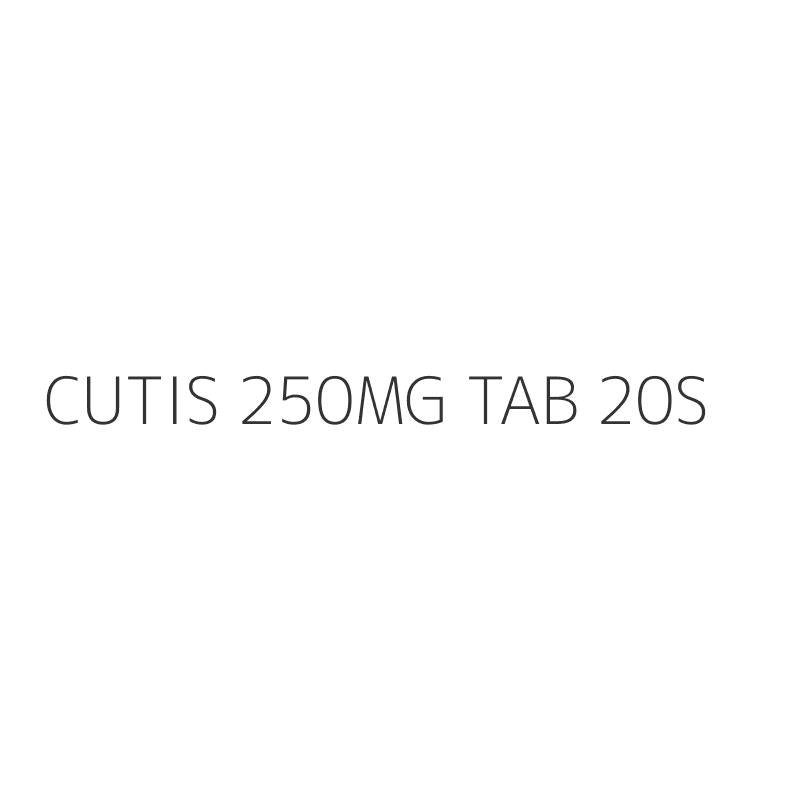 CUTIS 250MG TAB 20S