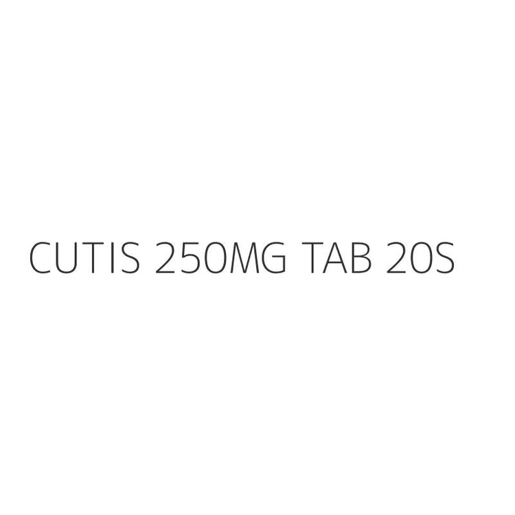 CUTIS 250MG TAB 20S