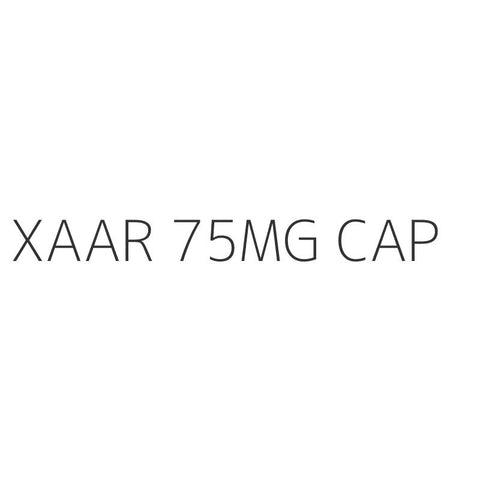 XAAR 75MG CAP