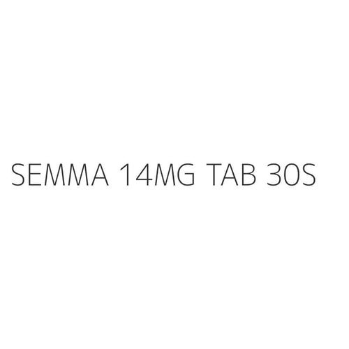SEMMA 14MG TAB 30S