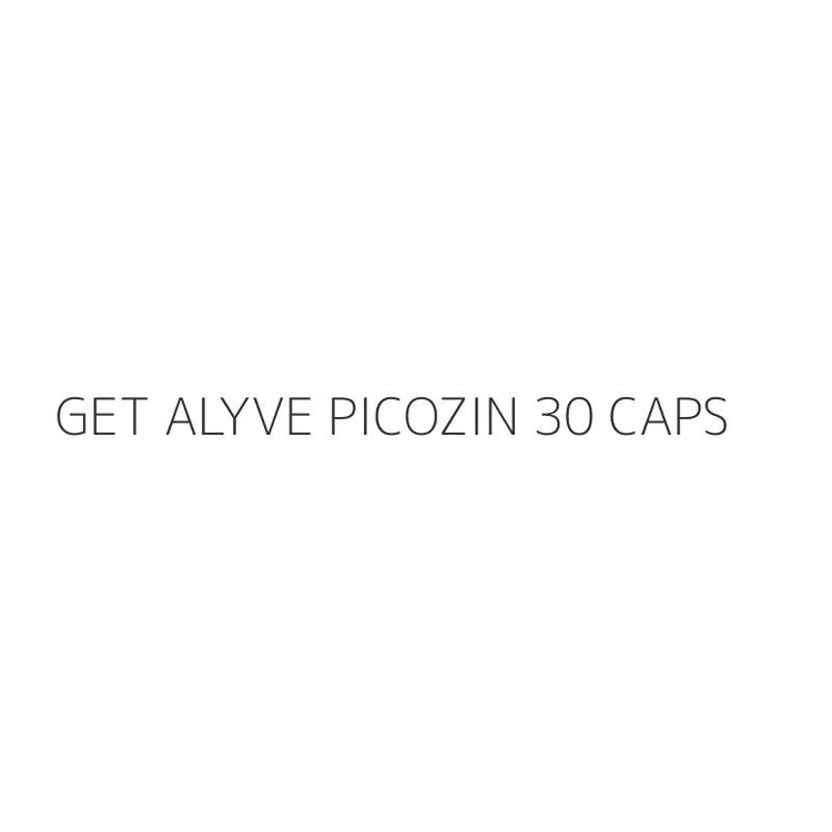 GET ALYVE PICOZIN 30 CAPS