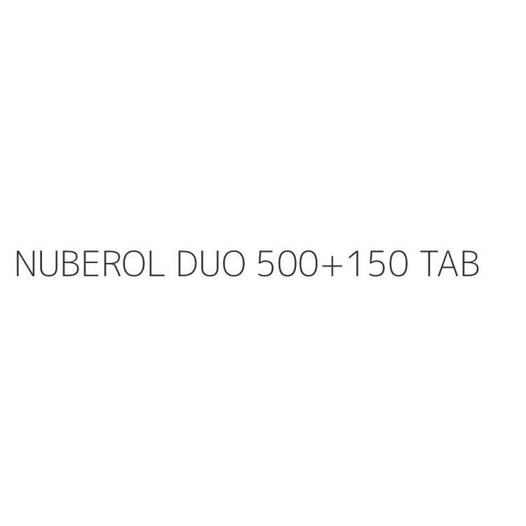 NUBEROL DUO 500+150 TAB