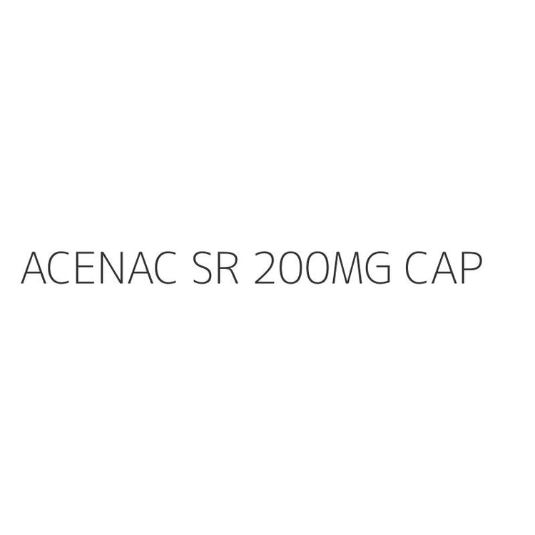 ACENAC SR 200MG CAP