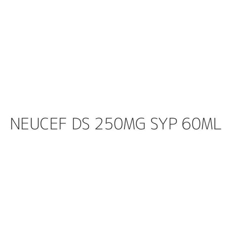 NEUCEF DS 250MG SYP 60ML