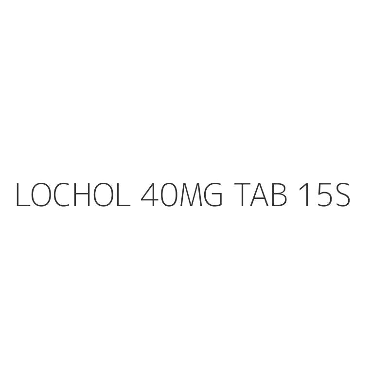 LOCHOL 40MG TAB 15S