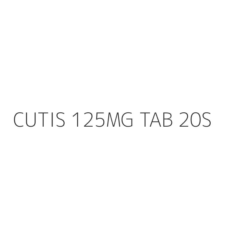 CUTIS 125MG TAB 20S