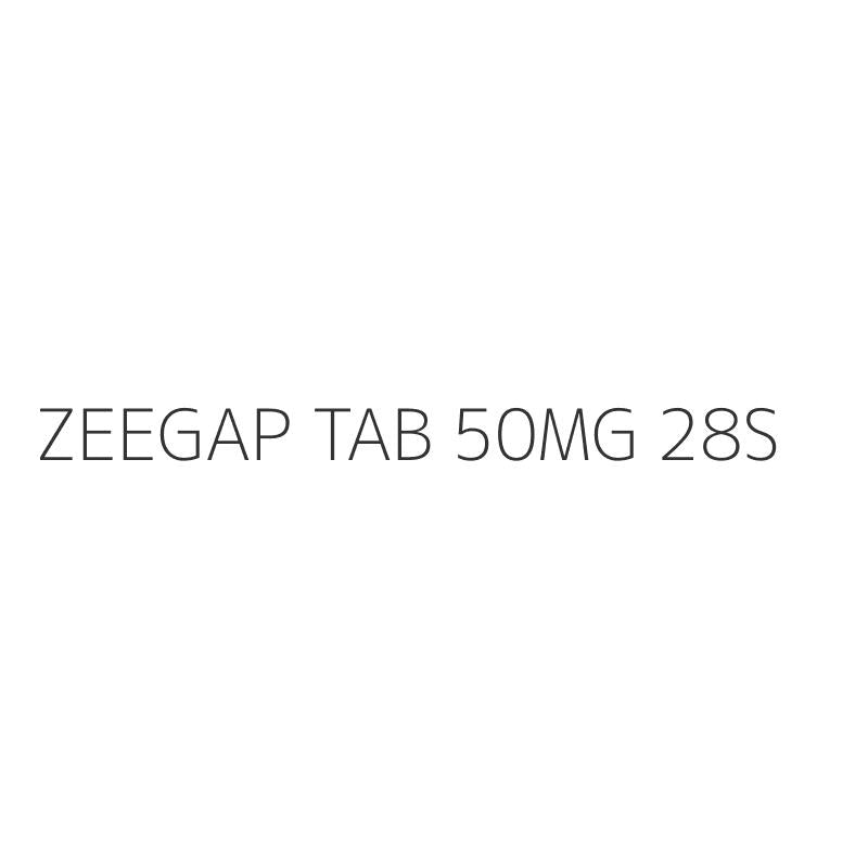 ZEEGAP TAB 50MG 28S