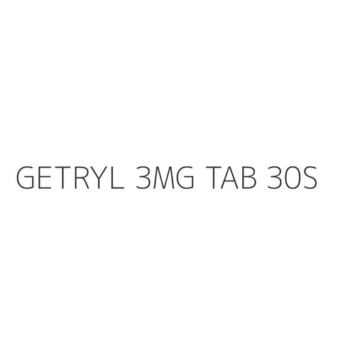 GETRYL 3MG TAB 30S