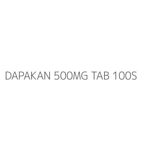 DAPAKAN 500MG TAB 100S