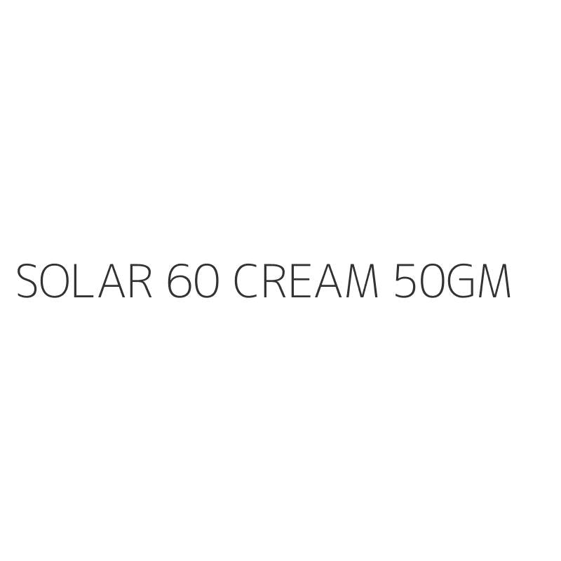 SOLAR 60 CREAM 50GM