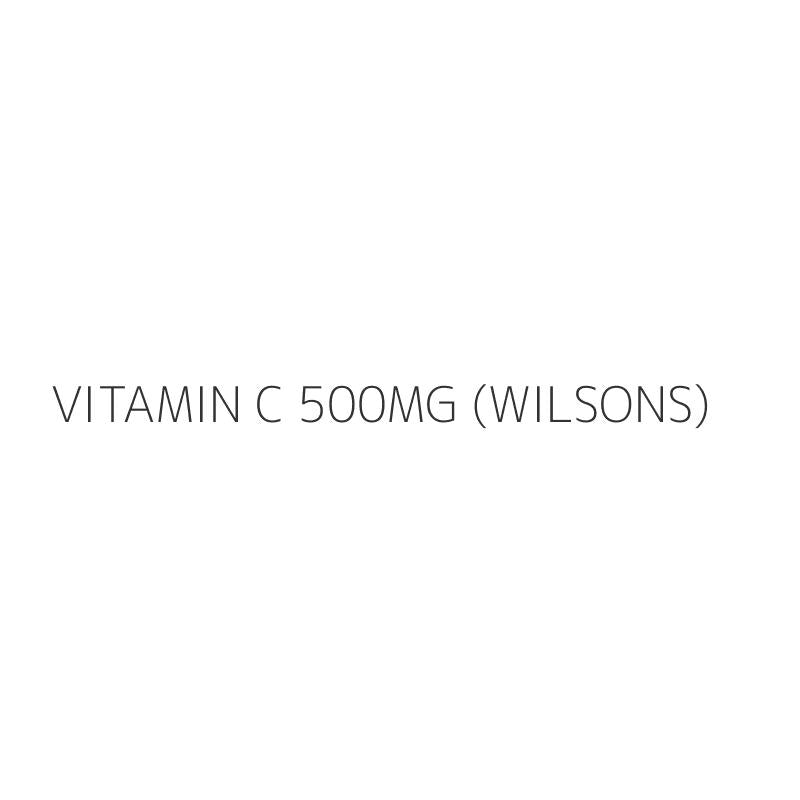 VITAMIN C 500MG (WILSONS)
