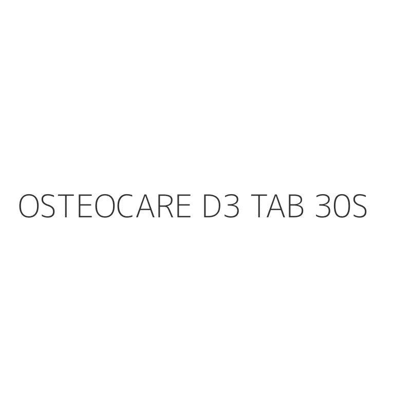 OSTEOCARE D3 TAB 30S