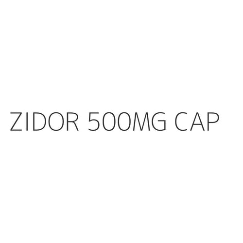 ZIDOR 500MG CAP