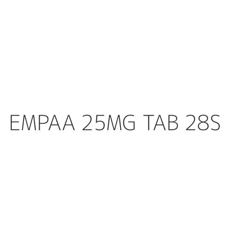 EMPAA 25MG TAB 28S