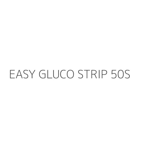 EASY GLUCO STRIP 50S