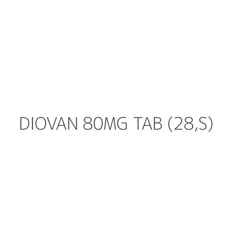 DIOVAN 80MG TAB (28,S)