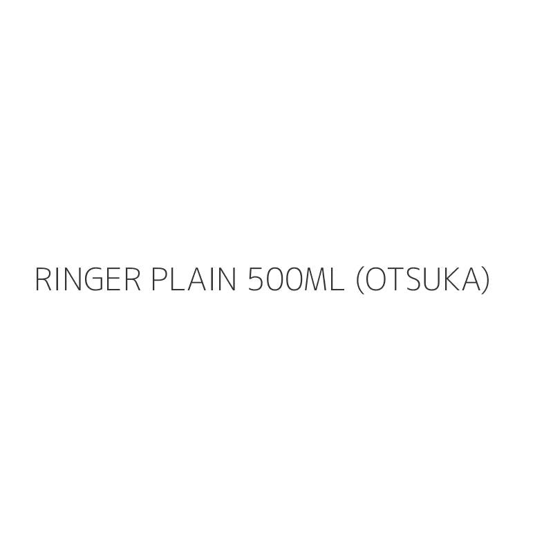 RINGER PLAIN 500ML (OTSUKA)