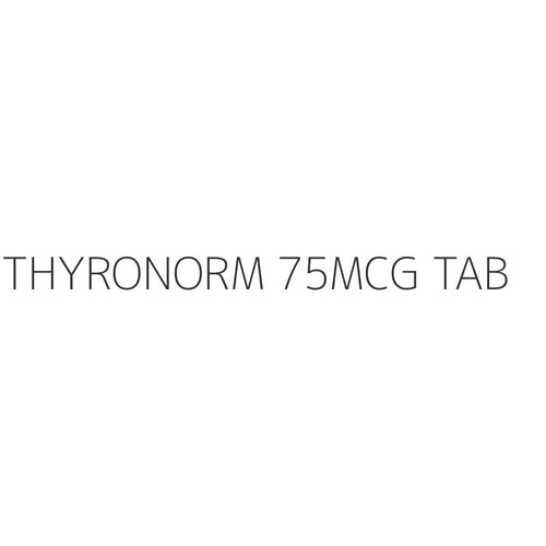 THYRONORM 75MCG TAB