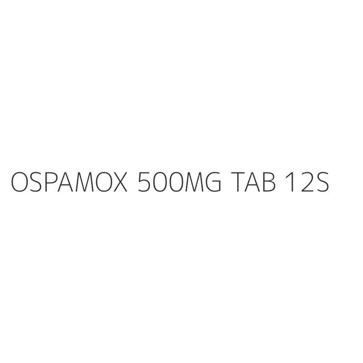 OSPAMOX 500MG TAB 12S