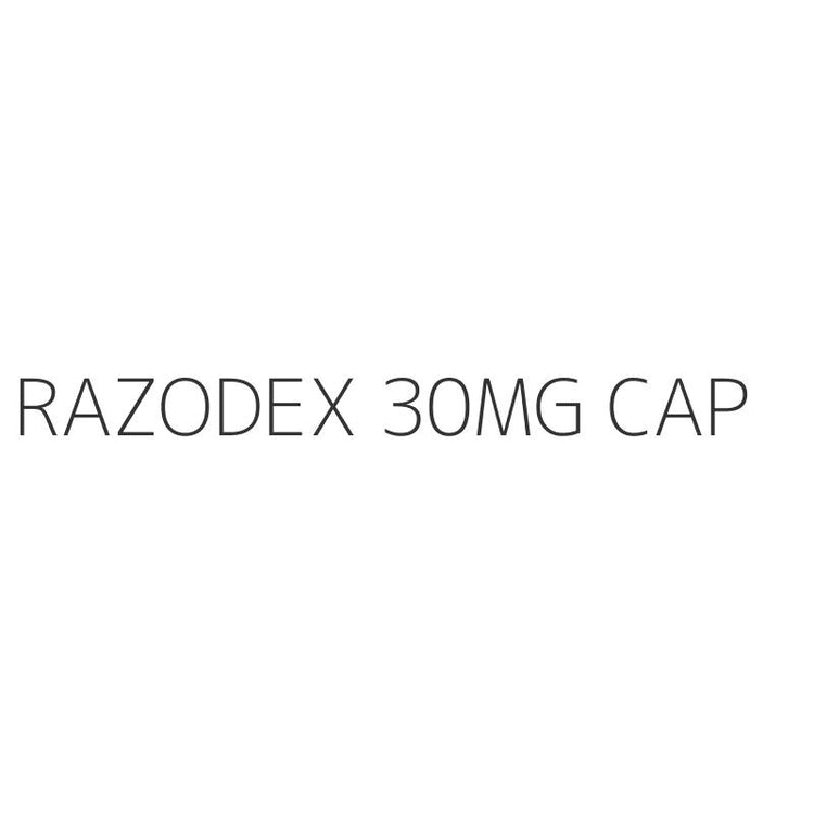 RAZODEX 30MG CAP
