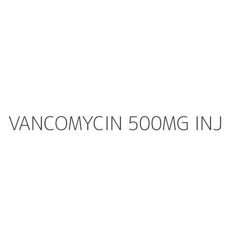 VANCOMYCIN 500MG INJ